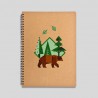 Carnet de notes Ours brun